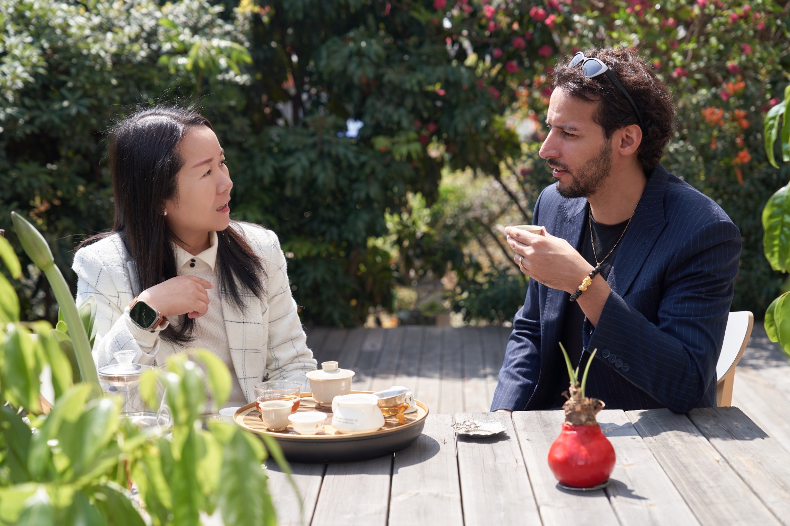 Tea conversation in Fuzhou