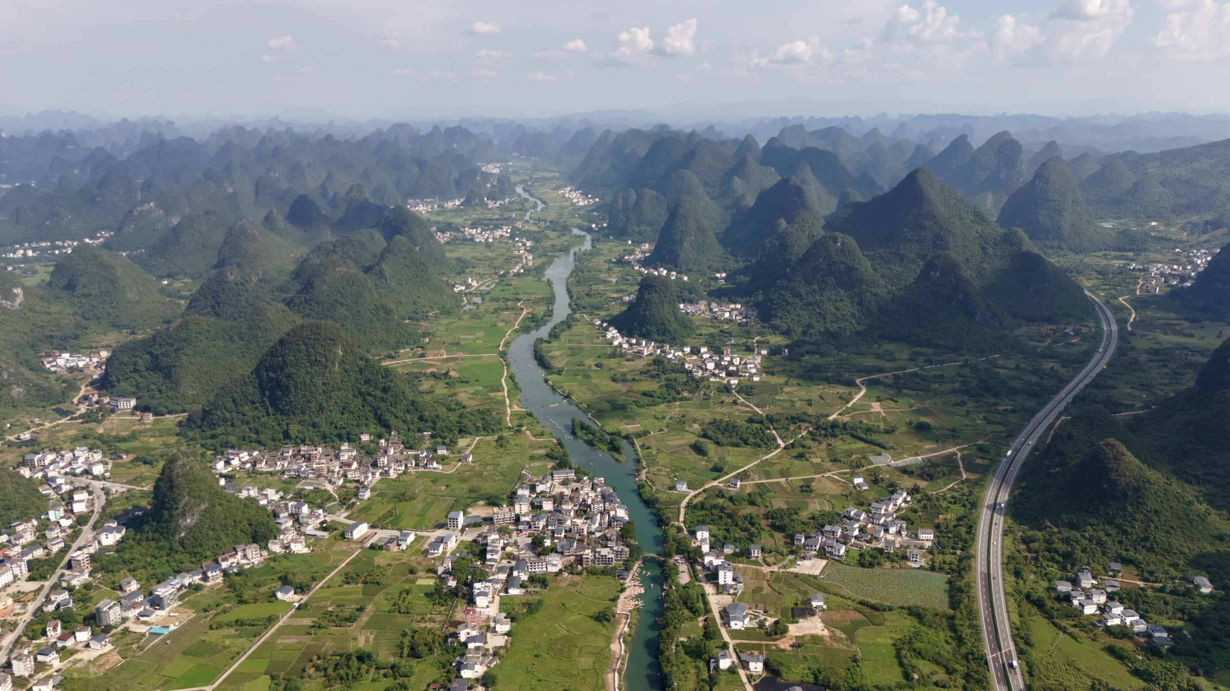 Karst Valley in Guilin, China