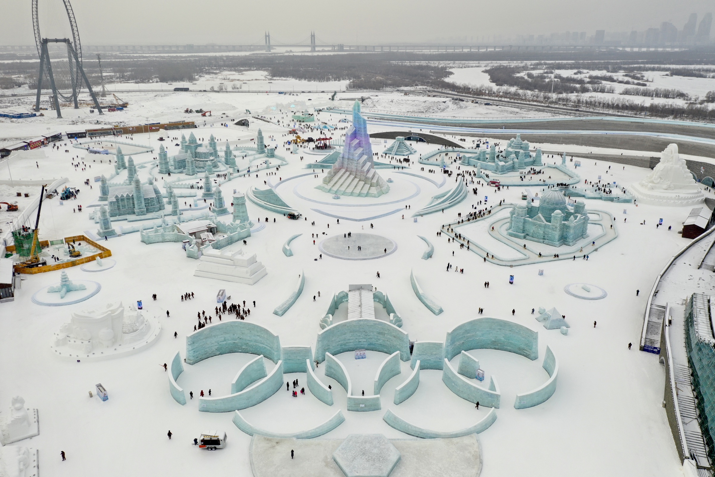 City of Ice in Harbin, China