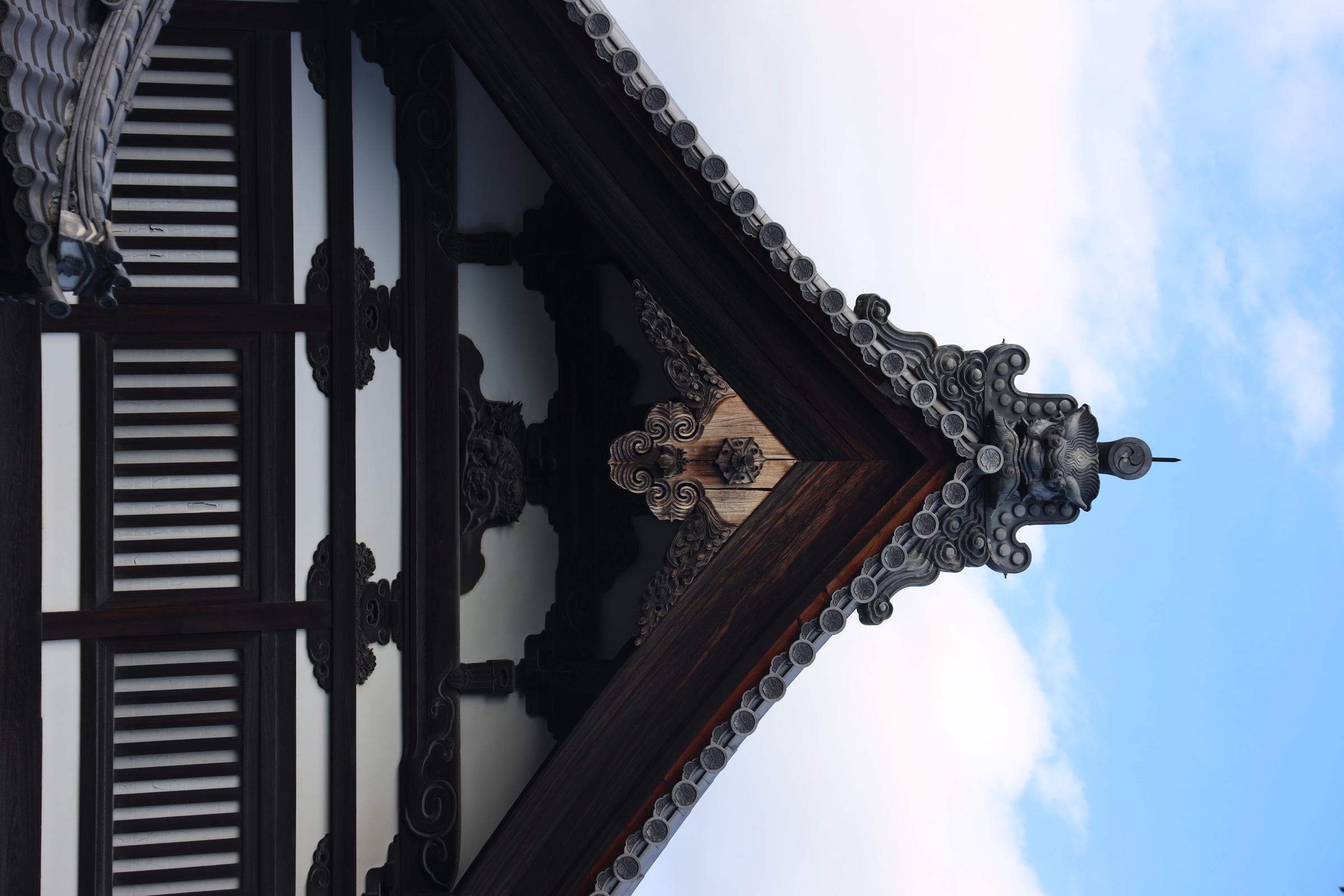 Temple Roof in Japan