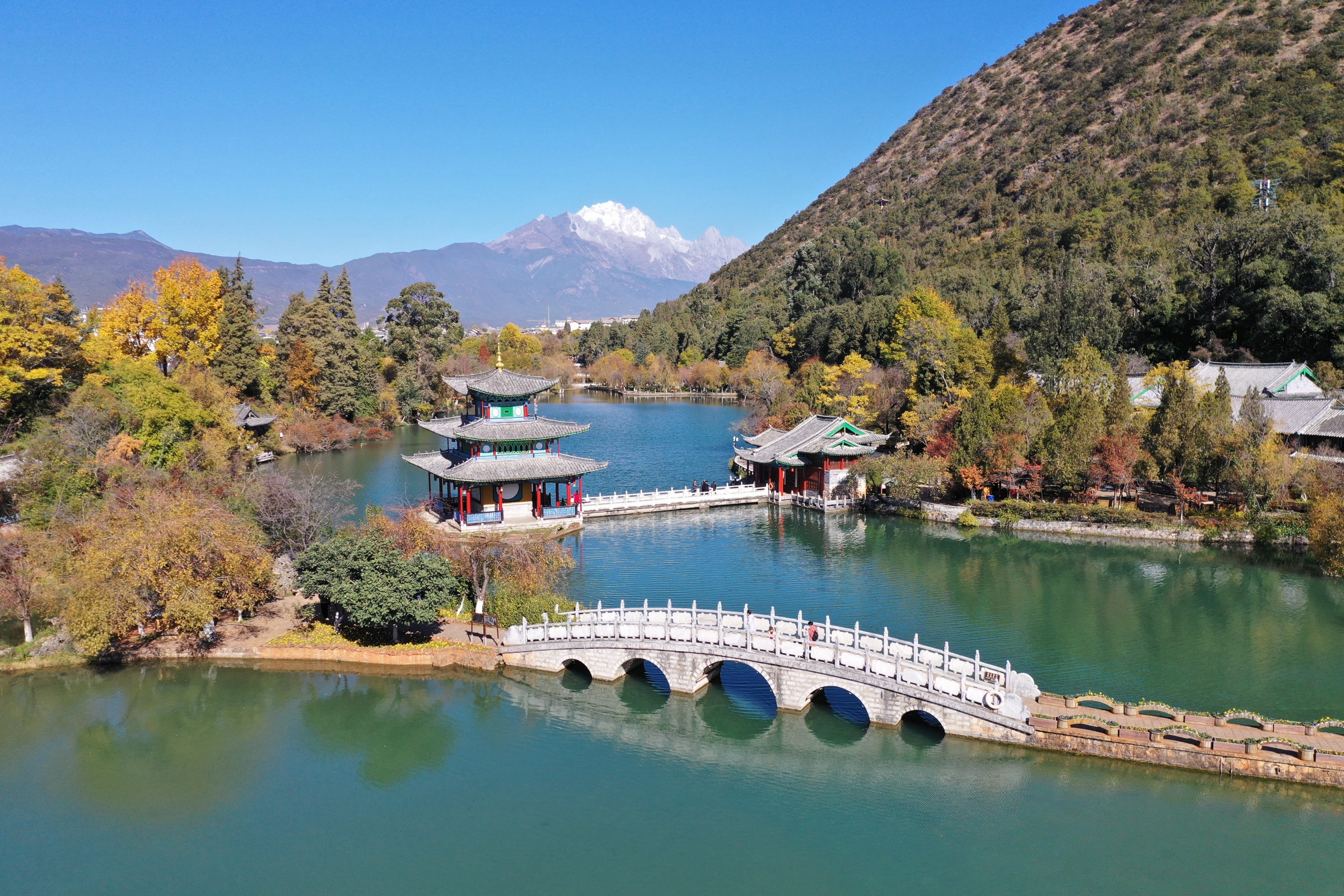 Black Dragon Pool in Lijiang, China